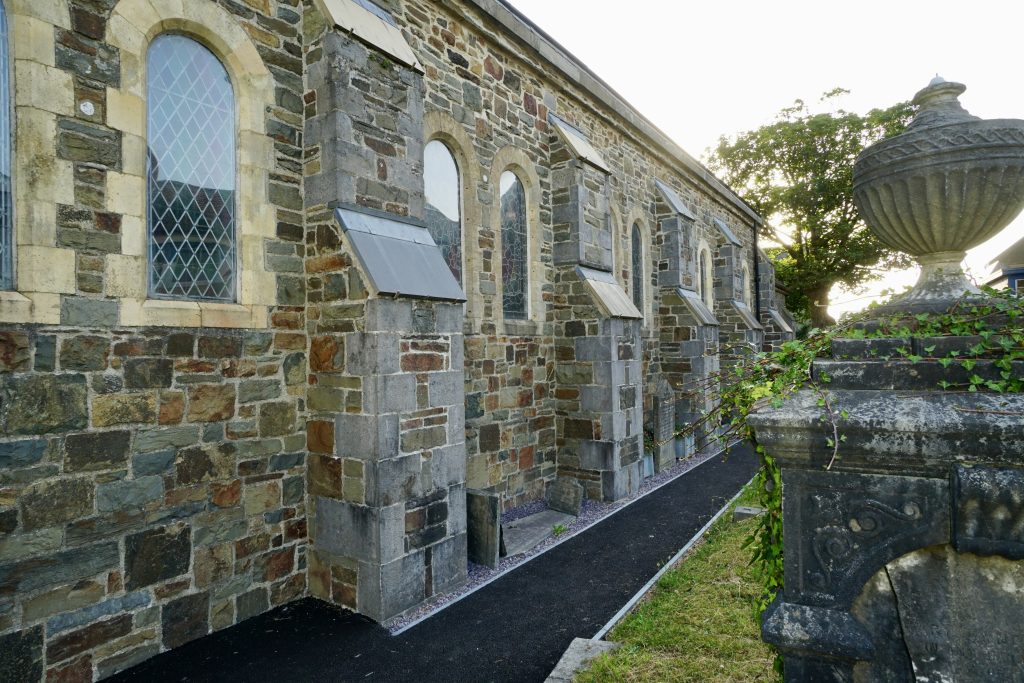 St Mary’s churchyard in Fishguard